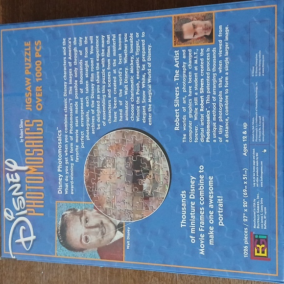 Disney Winnie the Pooh 1000 piece photomosaic puzzle - Picture 2 of 2